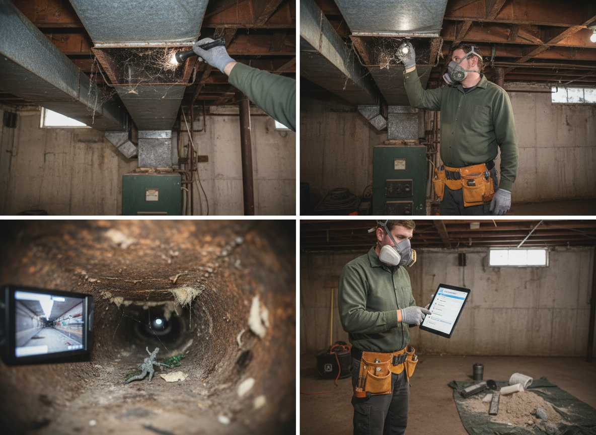 Step-by-Step Guide to Inspecting Air Ducts in Older Troy Hills Properties