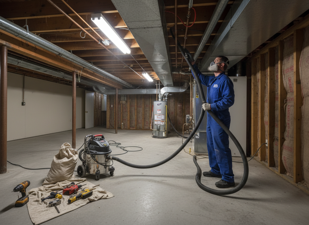 basement air duct cleaning in Parsippany-Troy Hills