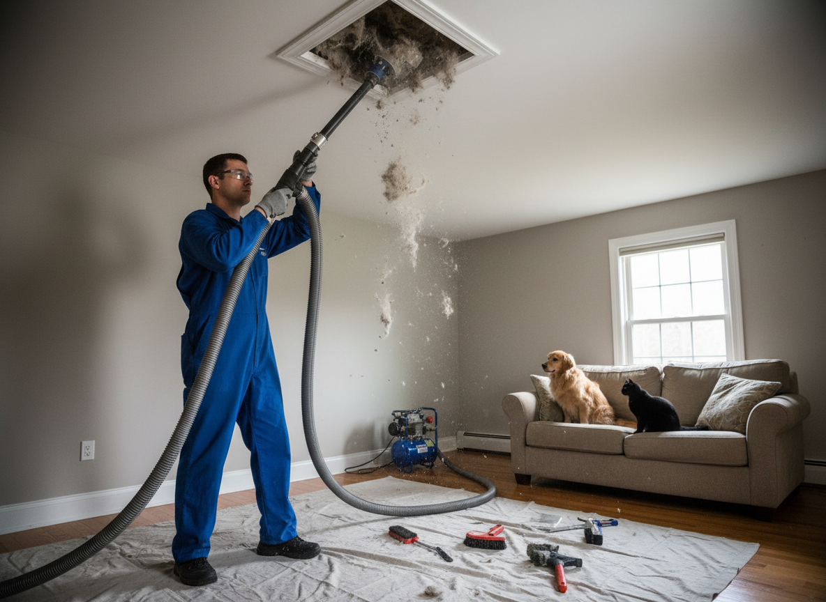 pet hair duct cleaning in Parsippany-Troy Hills